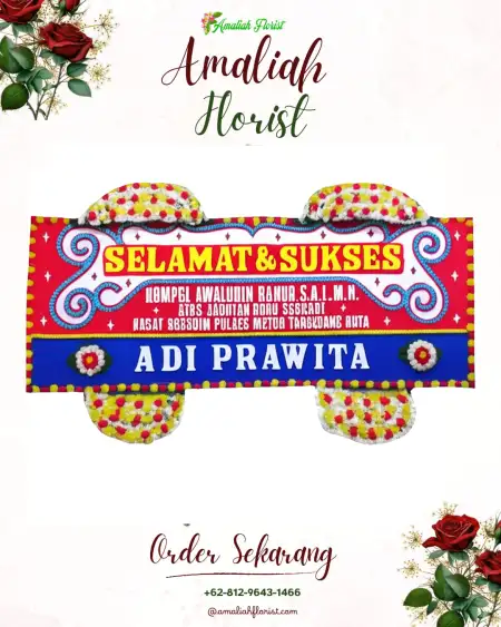 Papan Bunga Ucapan Selamat Mandobo